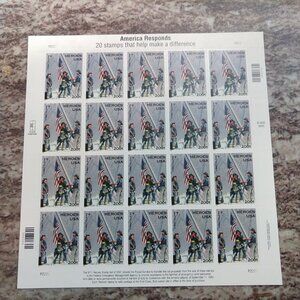 America Responds Postage Stamps - 9/11 Heroes